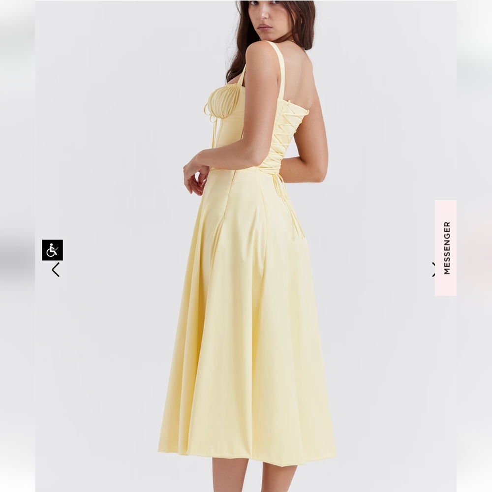 House of CB Carmen Buttercup Bustier Sundress - Picture 2 of 16